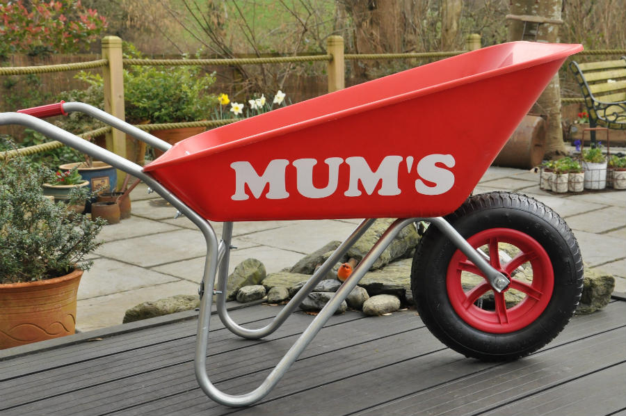Personalised wheelbarrow on sale